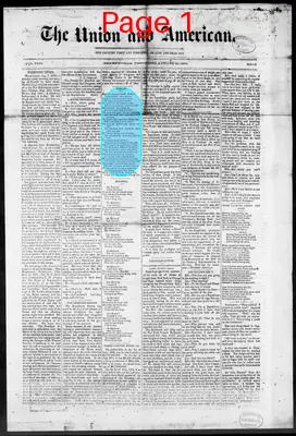 Page thumbnail for Union And American