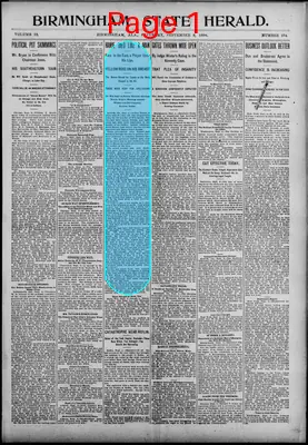 Page thumbnail for Birmingham State Herald