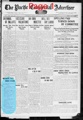 Page thumbnail for The Pacific Commercial Advertiser