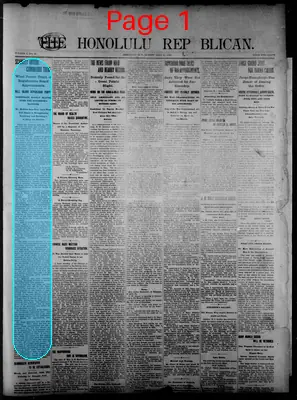 Page thumbnail for The Honolulu Republican