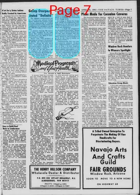 Page thumbnail for Navajo Times