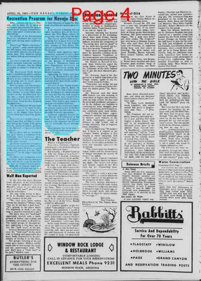 Page thumbnail for Navajo Times