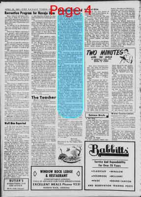 Page thumbnail for Navajo Times