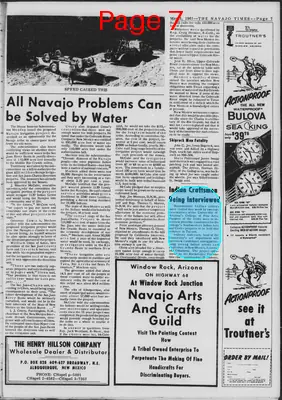 Page thumbnail for Navajo Times