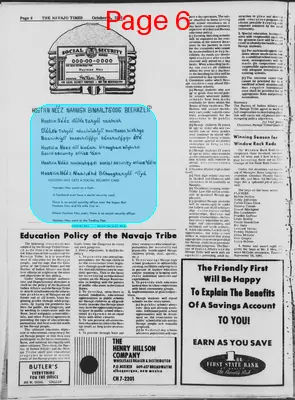 Page thumbnail for Navajo Times