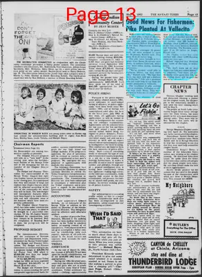 Page thumbnail for Navajo Times