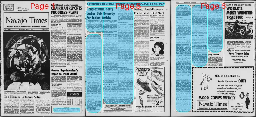 Page thumbnail for Navajo Times