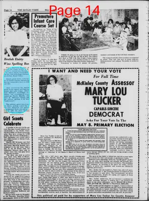 Page thumbnail for Navajo Times
