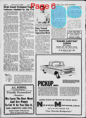 Page thumbnail for Navajo Times