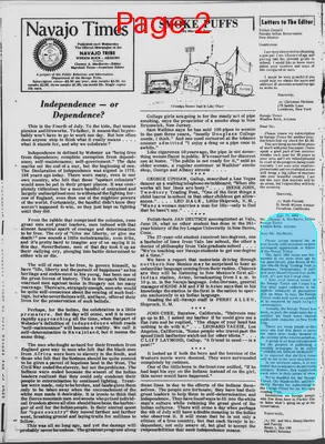 Page thumbnail for Navajo Times