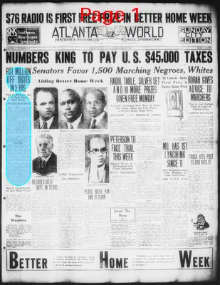 Page thumbnail for Atlanta World