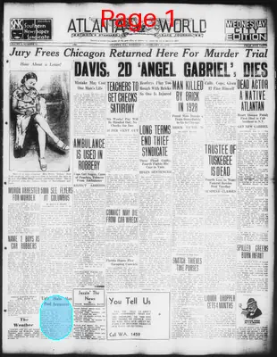 Page thumbnail for Atlanta World