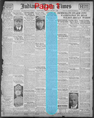 Page thumbnail for Indiana Daily Times