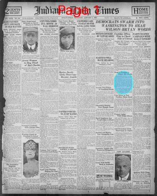 Page thumbnail for Indiana Daily Times