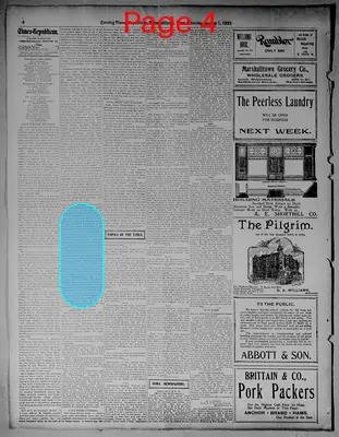 Page thumbnail for Evening Times Republican