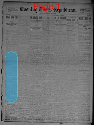 Page thumbnail for Evening Times Republican