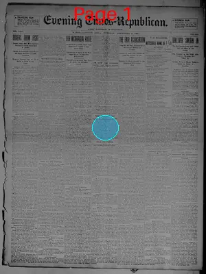 Page thumbnail for Evening Times Republican