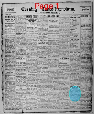 Page thumbnail for Evening Times Republican