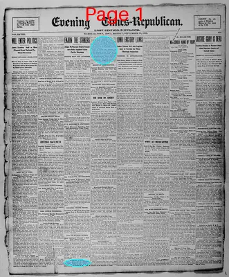 Page thumbnail for Evening Times Republican