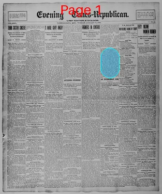 Page thumbnail for Evening Times Republican