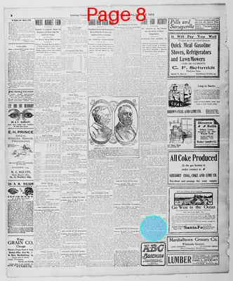 Page thumbnail for Evening Times Republican