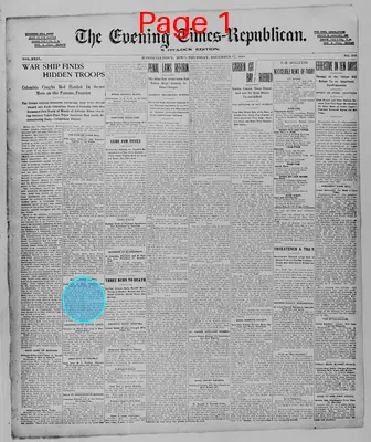 Page thumbnail for Evening Times Republican