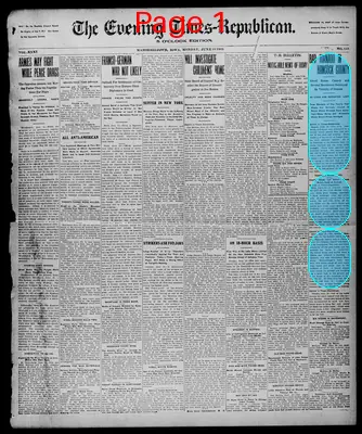 Page thumbnail for Evening Times Republican