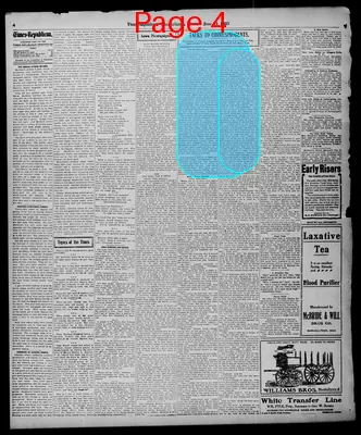 Page thumbnail for Evening Times Republican