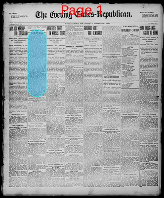 Page thumbnail for Evening Times Republican