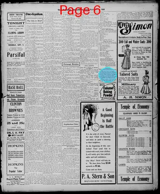Page thumbnail for Evening Times Republican