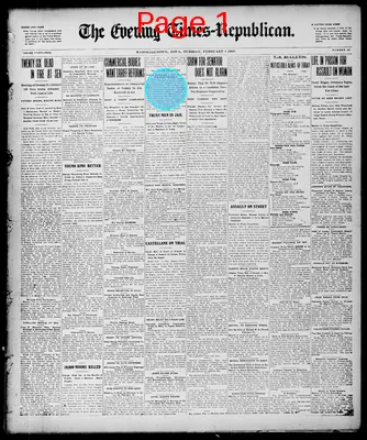 Page thumbnail for Evening Times Republican