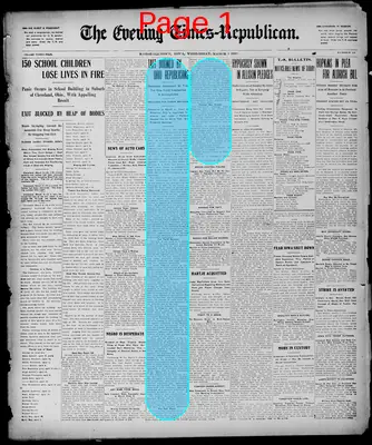 Page thumbnail for Evening Times Republican