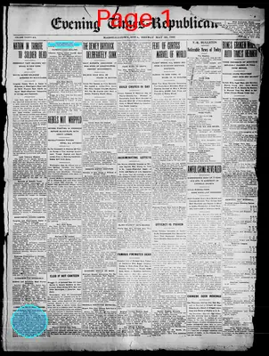 Page thumbnail for Evening Times Republican