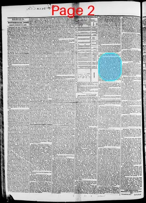 Page thumbnail for Bloomington Herald
