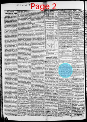 Page thumbnail for Bloomington Herald