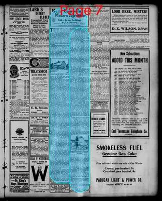 Page thumbnail for The Paducah Evening Sun