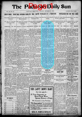 Page thumbnail for The Paducah Sun