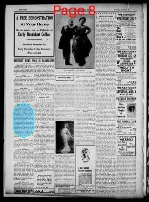 Page thumbnail for The Paducah Sun