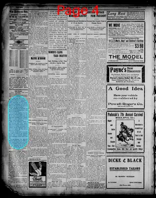 Page thumbnail for The Paducah Sun