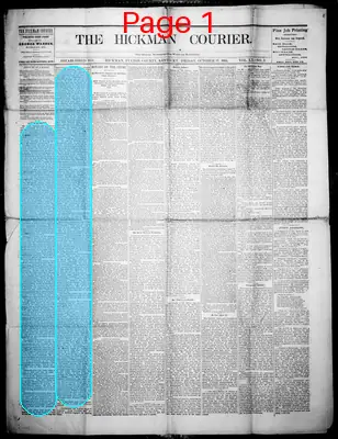 Page thumbnail for The Hickman Courier