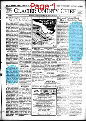 Page thumbnail for Glacier County Chief