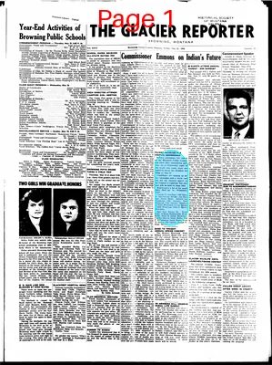 Page thumbnail for The Glacier Reporter
