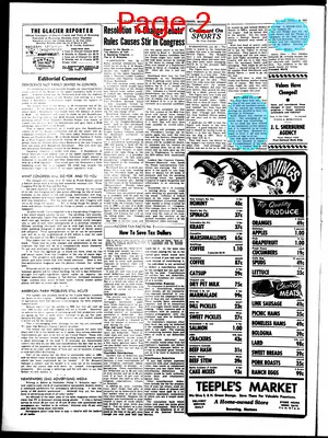 Page thumbnail for The Glacier Reporter