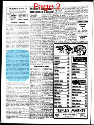 Page thumbnail for The Glacier Reporter