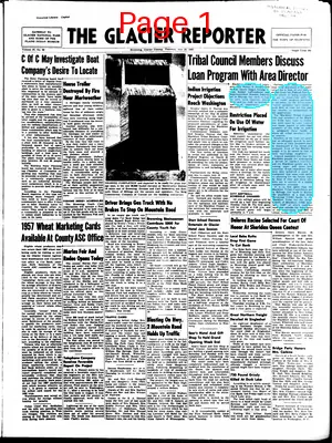 Page thumbnail for The Glacier Reporter