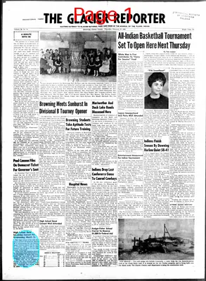 Page thumbnail for The Glacier Reporter