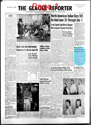Page thumbnail for The Glacier Reporter