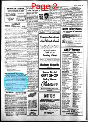 Page thumbnail for The Glacier Reporter