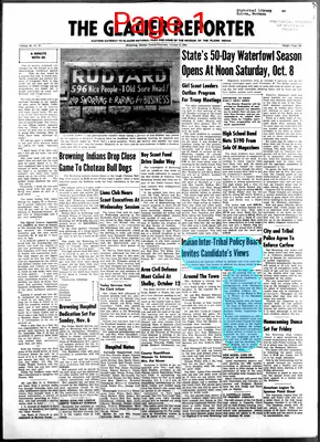 Page thumbnail for The Glacier Reporter