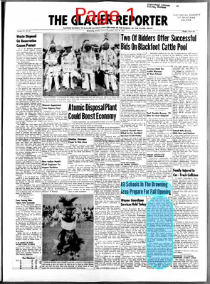 Page thumbnail for The Glacier Reporter